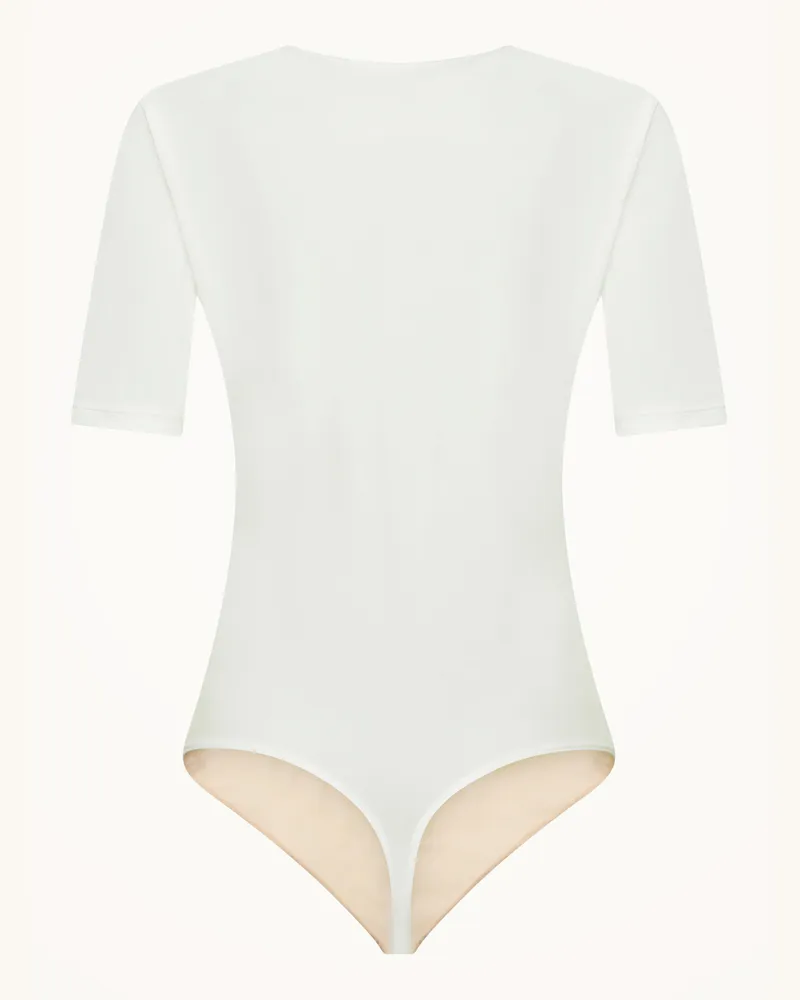 Wolford Wolford Body Deep V String Body Weiss