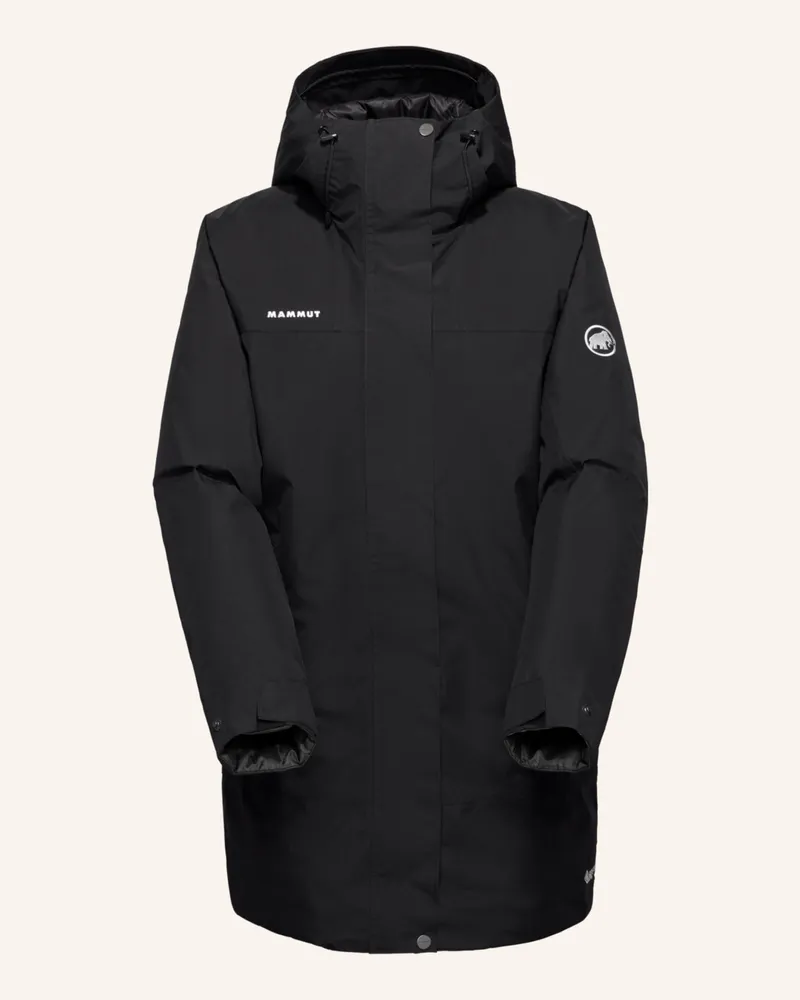 Mammut Winterparka TREELINE HS THERMO mit Kapuze Schwarz