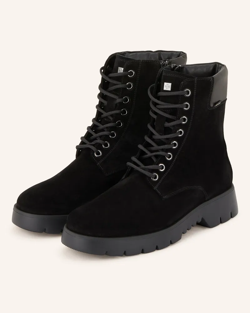 Högl Schnürboots schwarz Schwarz