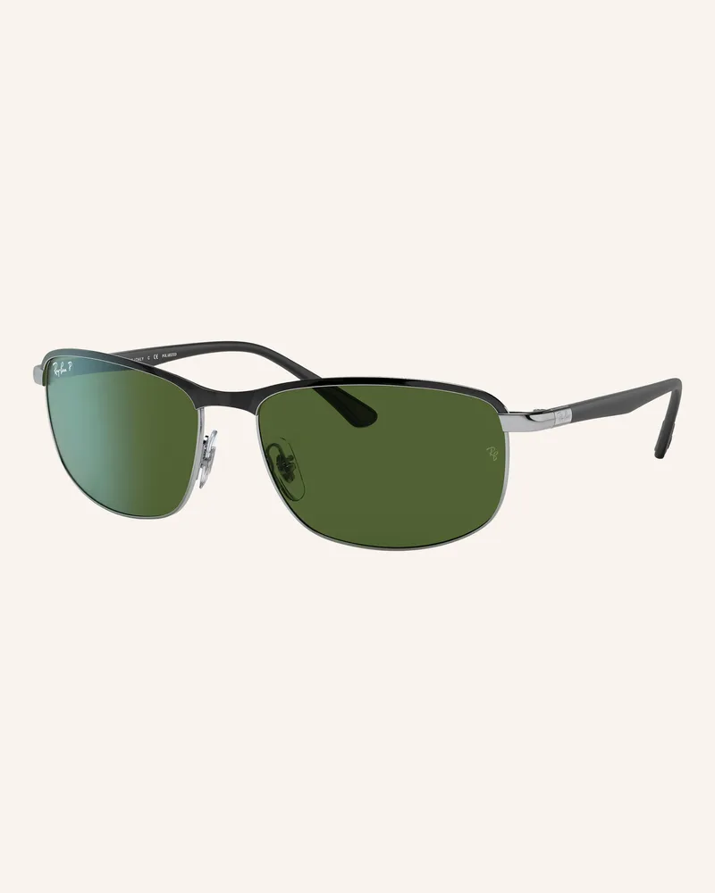 Ray Ban Sonnenbrille rb3671ch Chromance schwarz Black