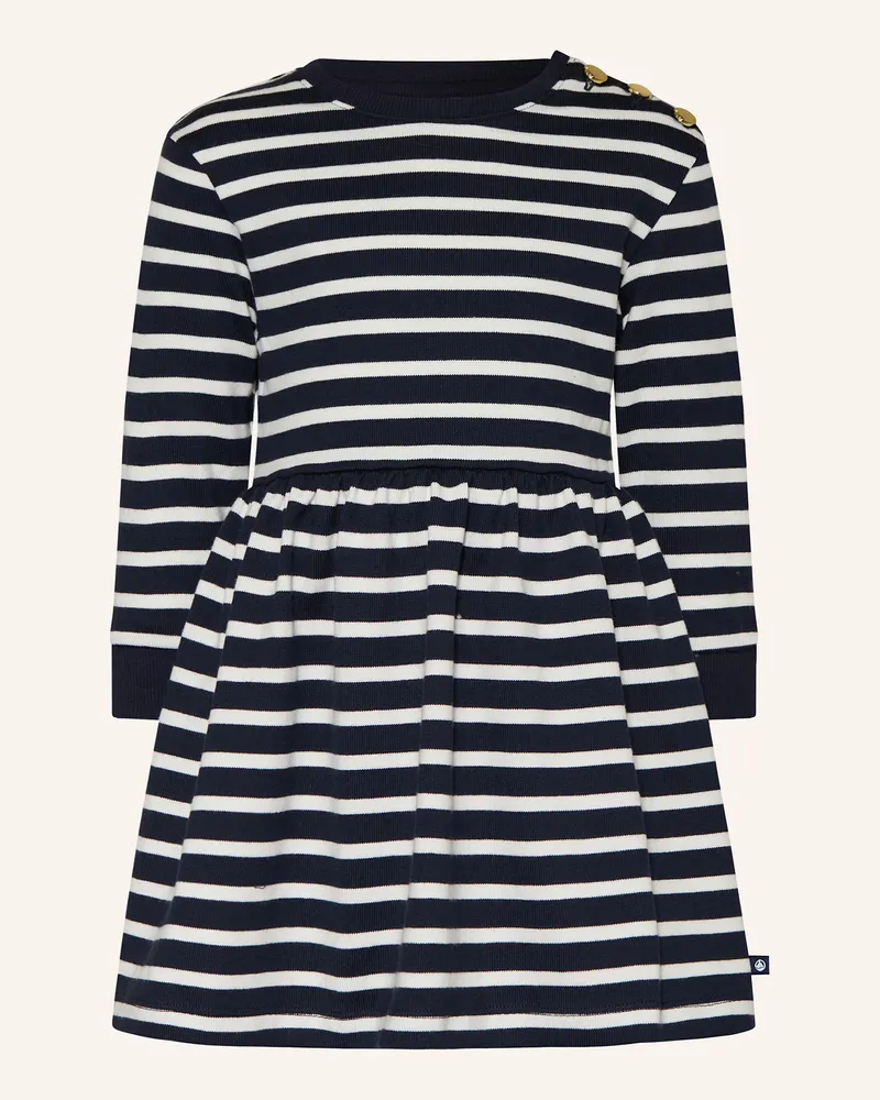 Petit Bateau Strickkleid Dunkelblau