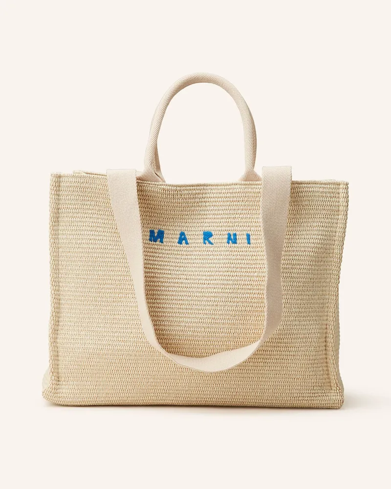Marni Strandtasche Creme