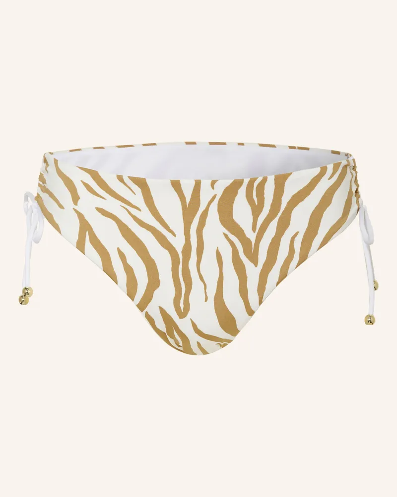 Max Mara Basic-Bikini-Hose Sibilla beige Weiss