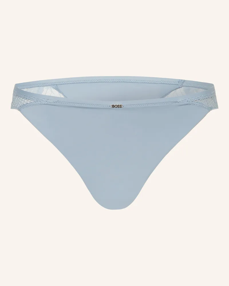 HUGO BOSS Slip Peony Lace blau Hellblau