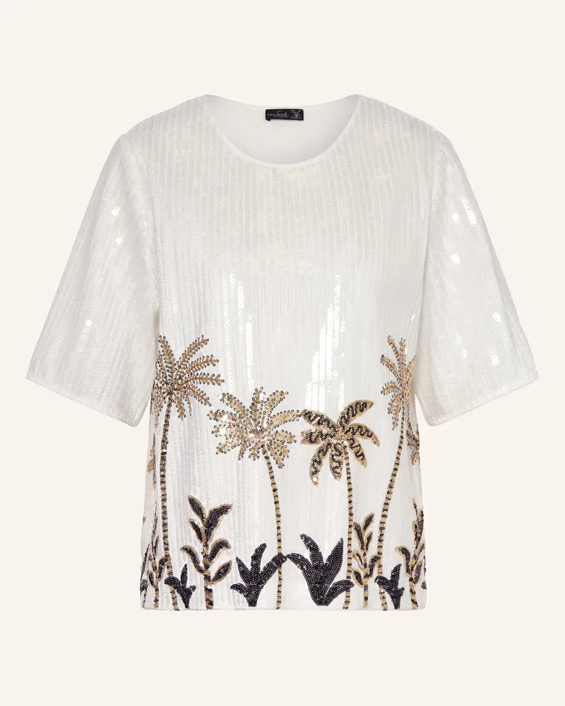 van Laack Blusenshirt Vl-Jorina-Appl Mit Pailletten weiss Weiss