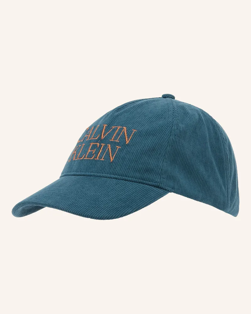 Calvin Klein Cord-Cap blau Petrol