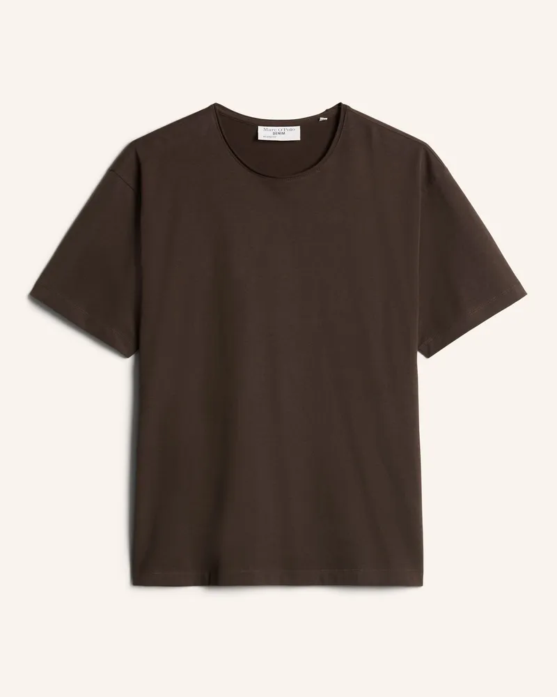 Marc O'Polo T-Shirt braun Dunkelbraun