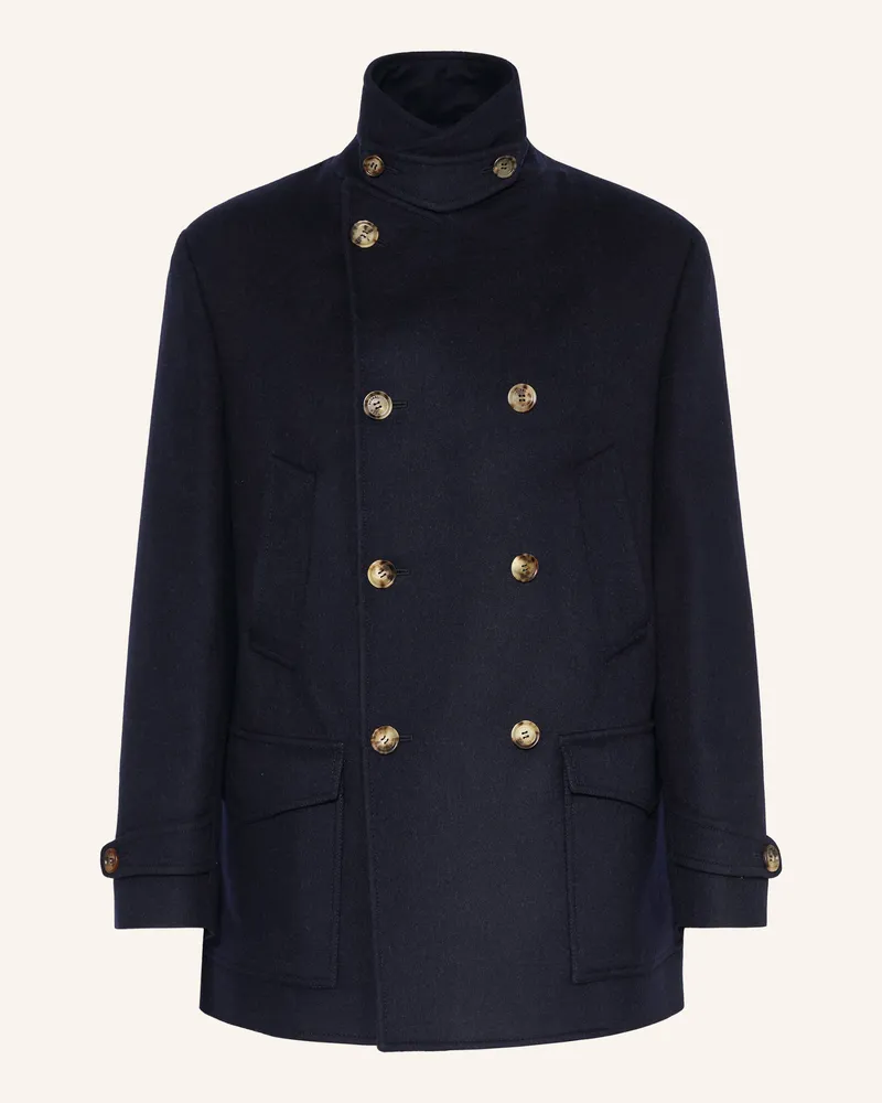 Brunello Cucinelli Cabanjacke Dunkelblau