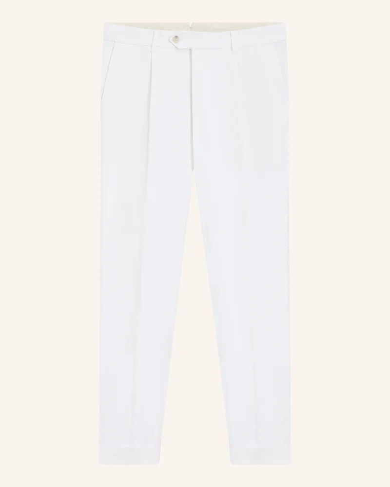 HUGO BOSS Business Hose C-GENIUS-PLTUWG-253F Slim Fit Weiss