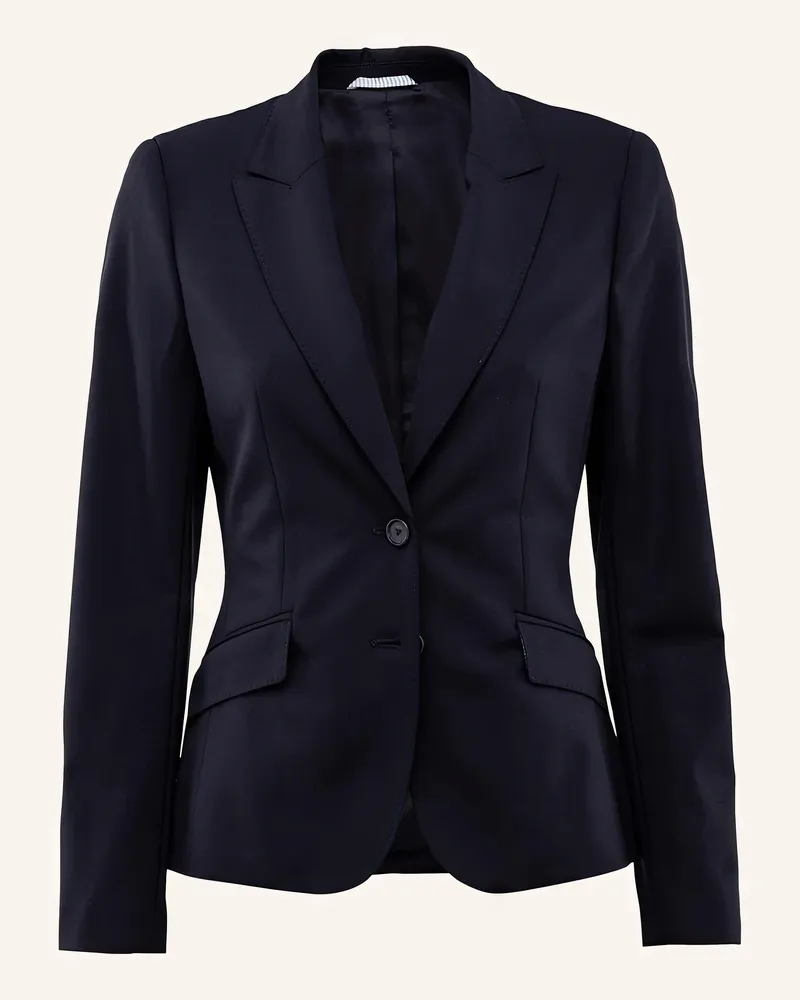 van Laack Mantel Slim Fit blau Dunkelblau