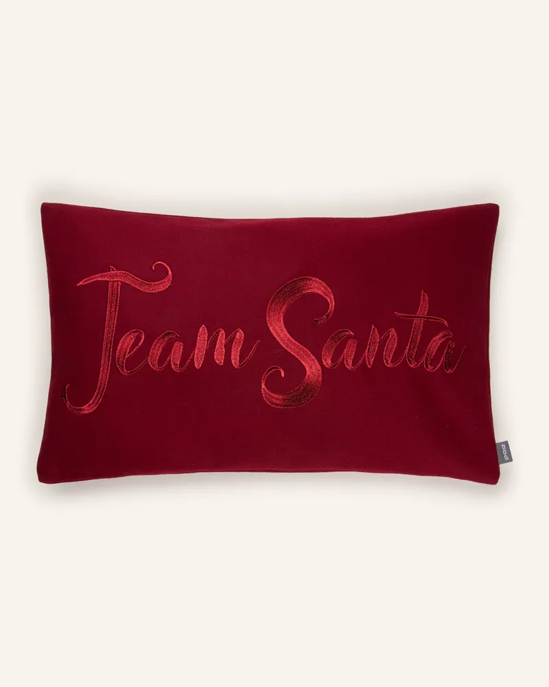 Pad Dekokissenhülle Team Santa rot Dunkelrot
