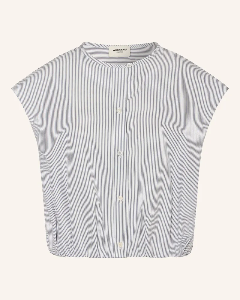 Max Mara Blusentop Gelatina blau Dunkelblau