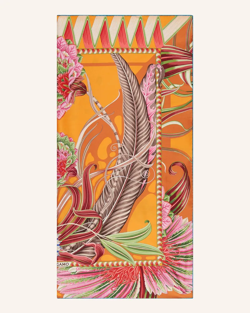 Ferragamo Seidentuch GIADAFLY Orange