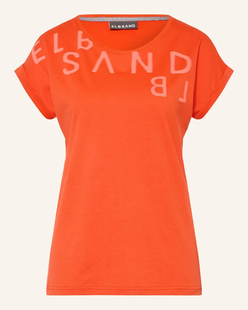 ELBSAND T-Shirt Yrla rot Neonrot