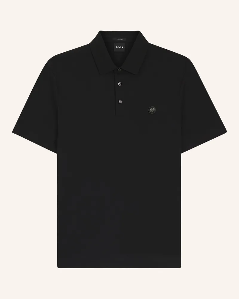 HUGO BOSS Poloshirt C-PARRIS 01 Regular Fit Schwarz