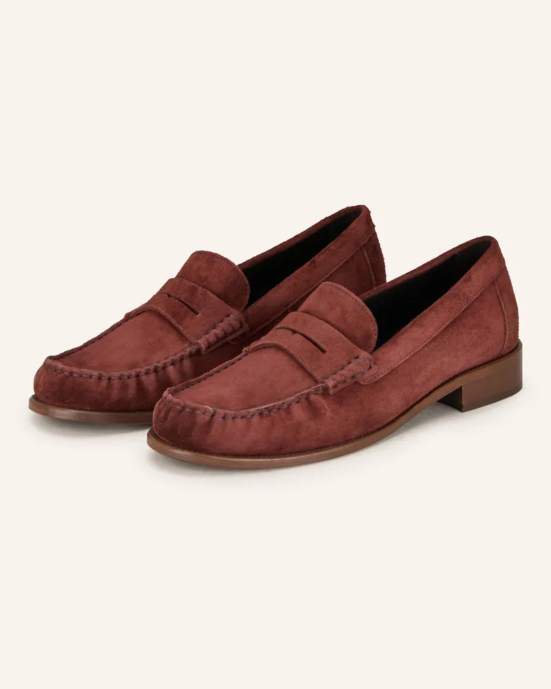 Paris Texas Penny-Loafer Dylan braun Dunkelrot