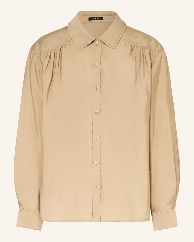 OPUS Hemdbluse FAMIGA Camel