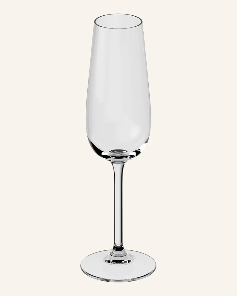 Villeroy & Boch Sekt-/Champagnerglas, 4 Stück Purismo Specials transparent Weiss