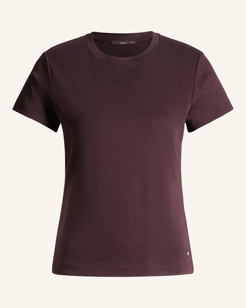 windsor. T-Shirt rot Dunkelrot