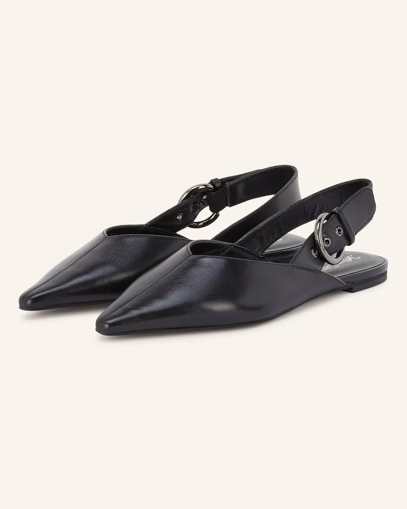 Jeffrey Campbell Slingballerinas SCONE Schwarz