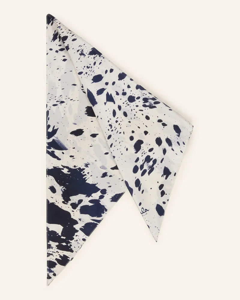 Lala Berlin Dreieckstuch TAREK aus Seide Creme