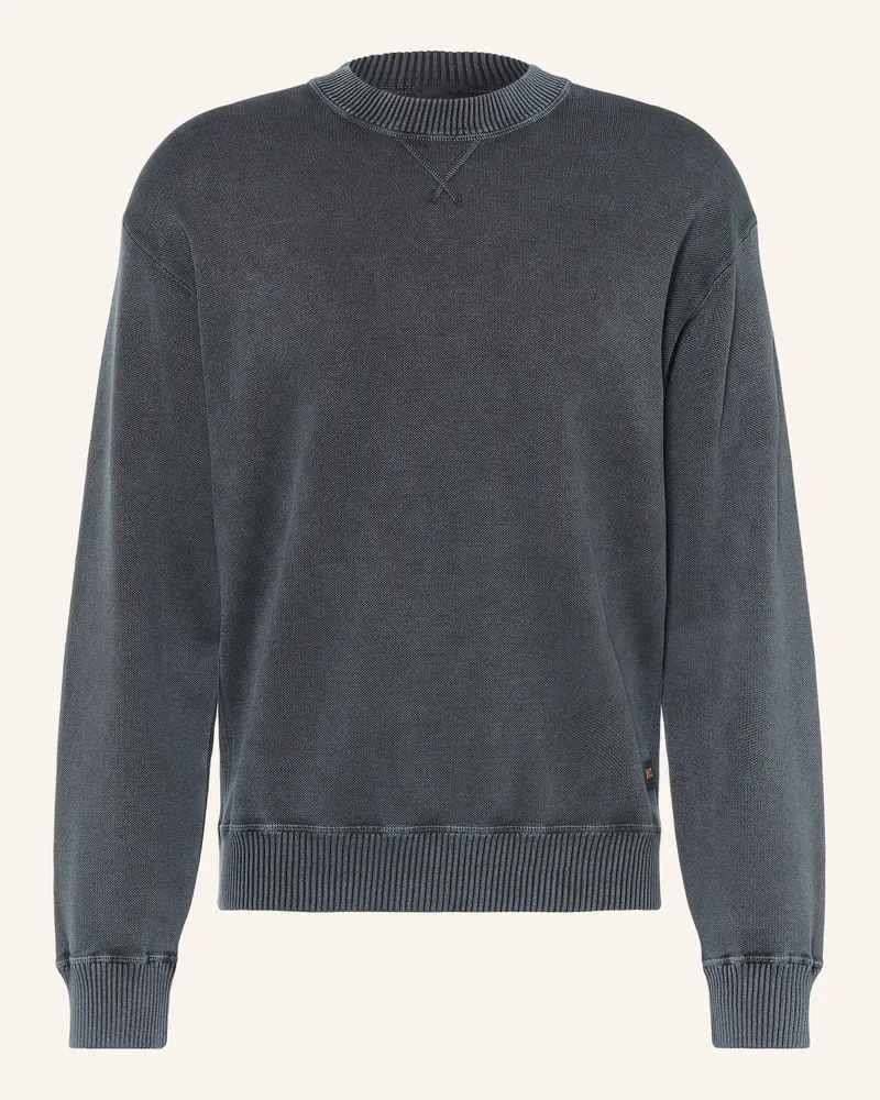 HUGO BOSS Pullover Akapulko blau Dunkelblau
