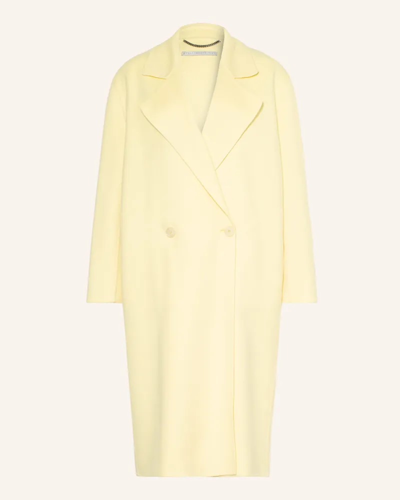 Stella McCartney Wollmantel ERIKA Hellgelb