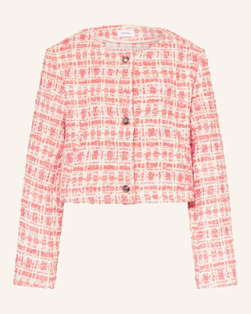 Darling Harbour Bouclé-Jacke Pink