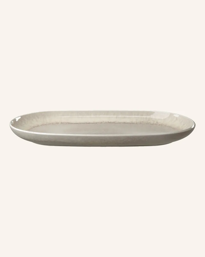 Villeroy & Boch Servierplatte Perlemor Sand beige Beige