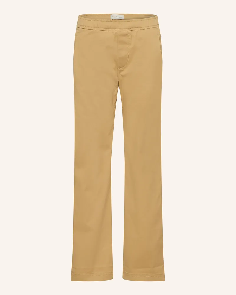 Calvin Klein Hose beige Camel