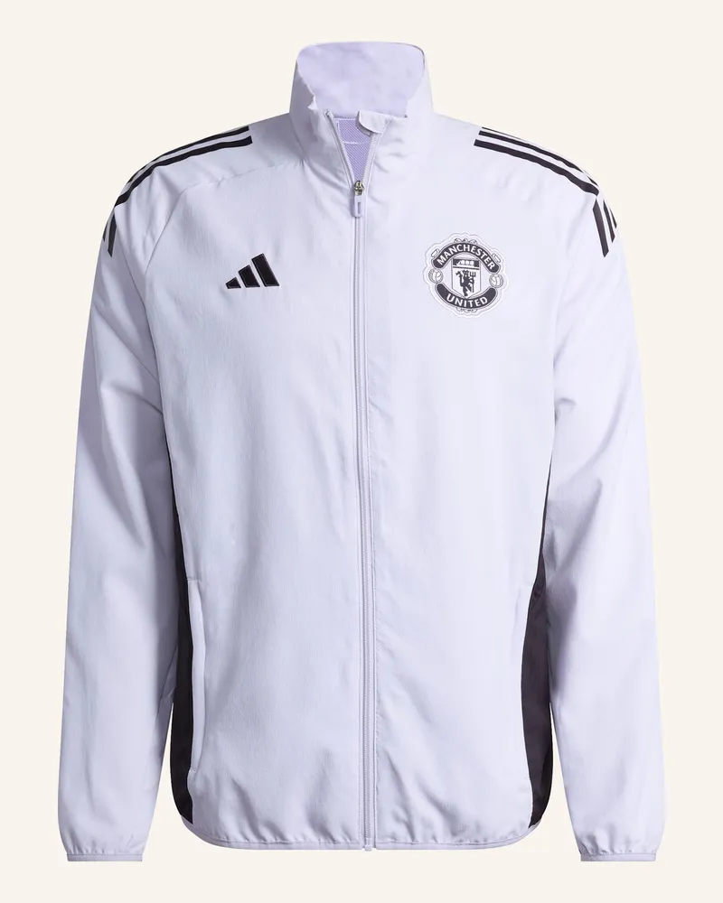 adidas Manchester United Tiro 25 Competition Präsentationsjacke lila Lila