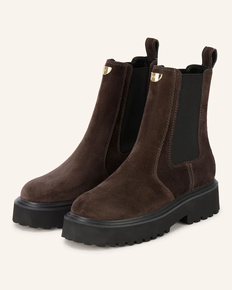 Maje Chelsea-Boots braun Dunkelbraun