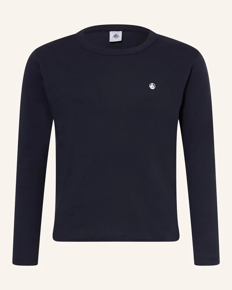 Petit Bateau Longsleeve blau Dunkelblau
