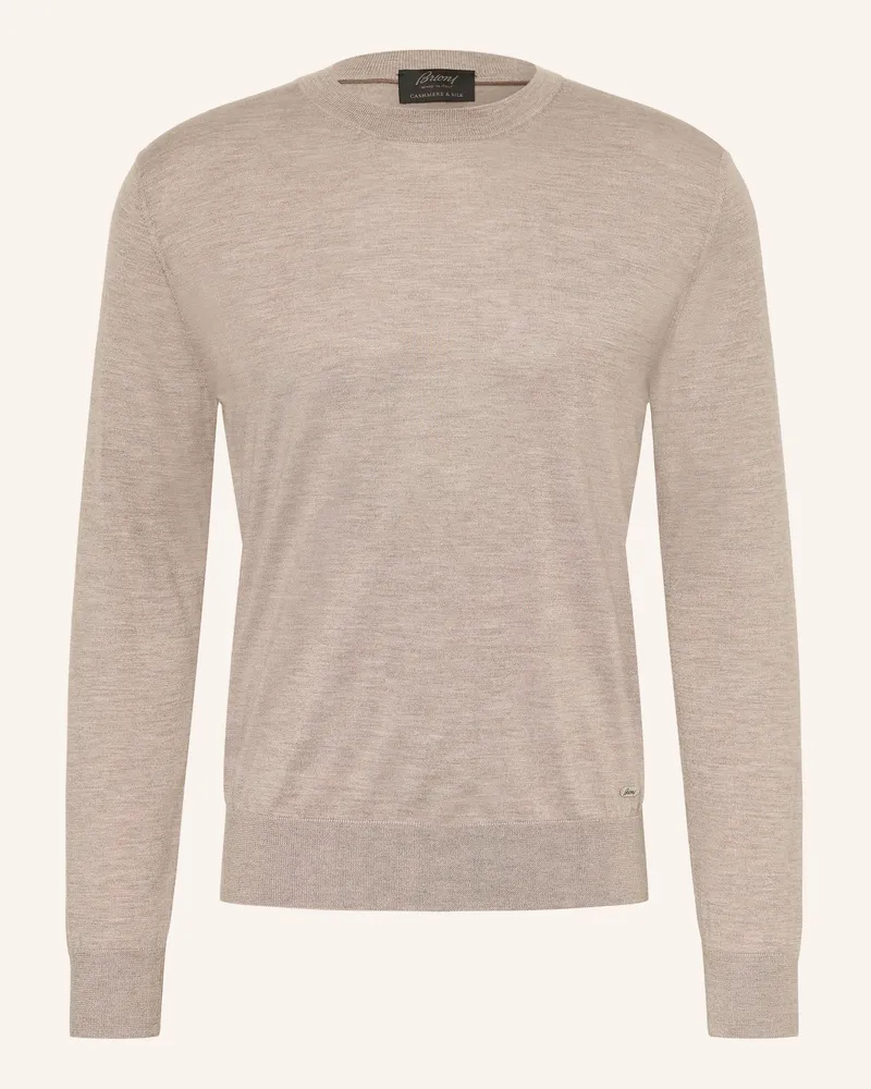 Brioni Pullover Mit Cashmere Und Seide beige Beige