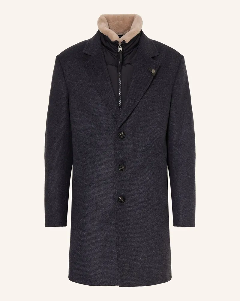 JOOP! Wollmantel Morris Mit Herausnehmbarer Blende blau Dunkelgrau