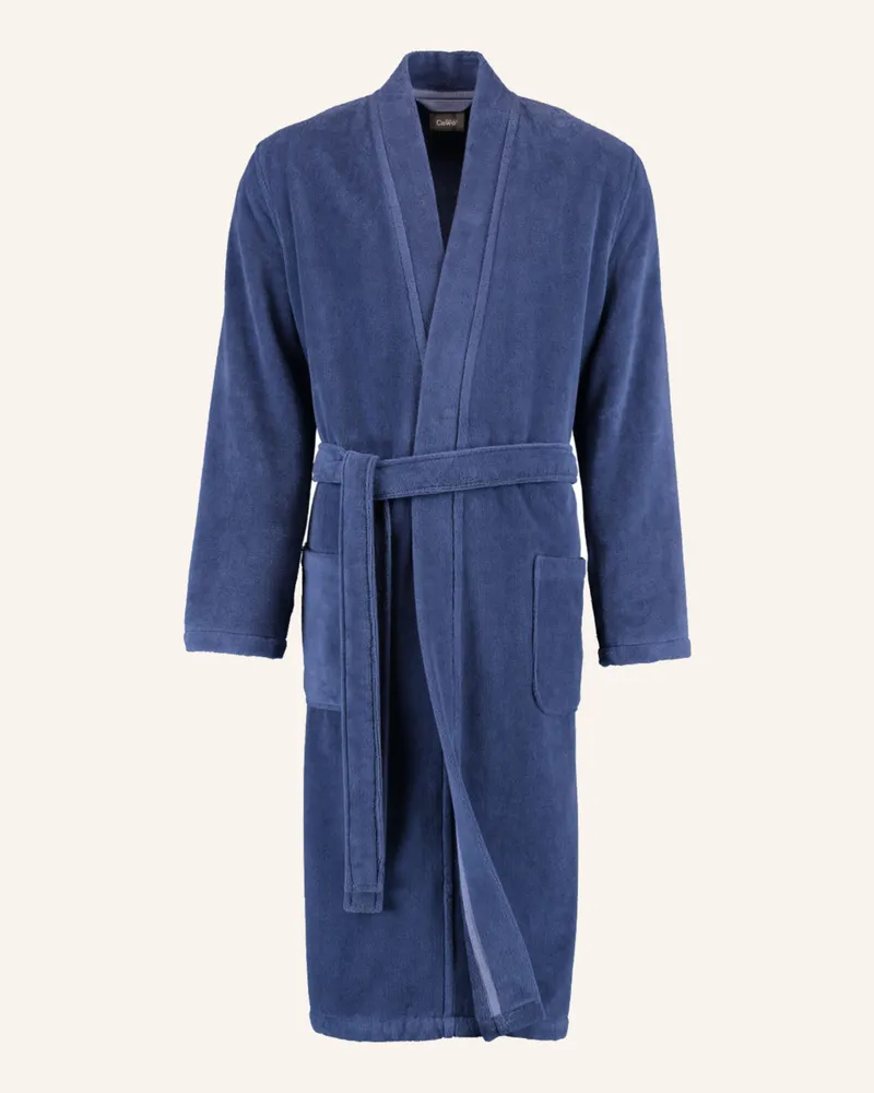 Cawö Bademantel Blau