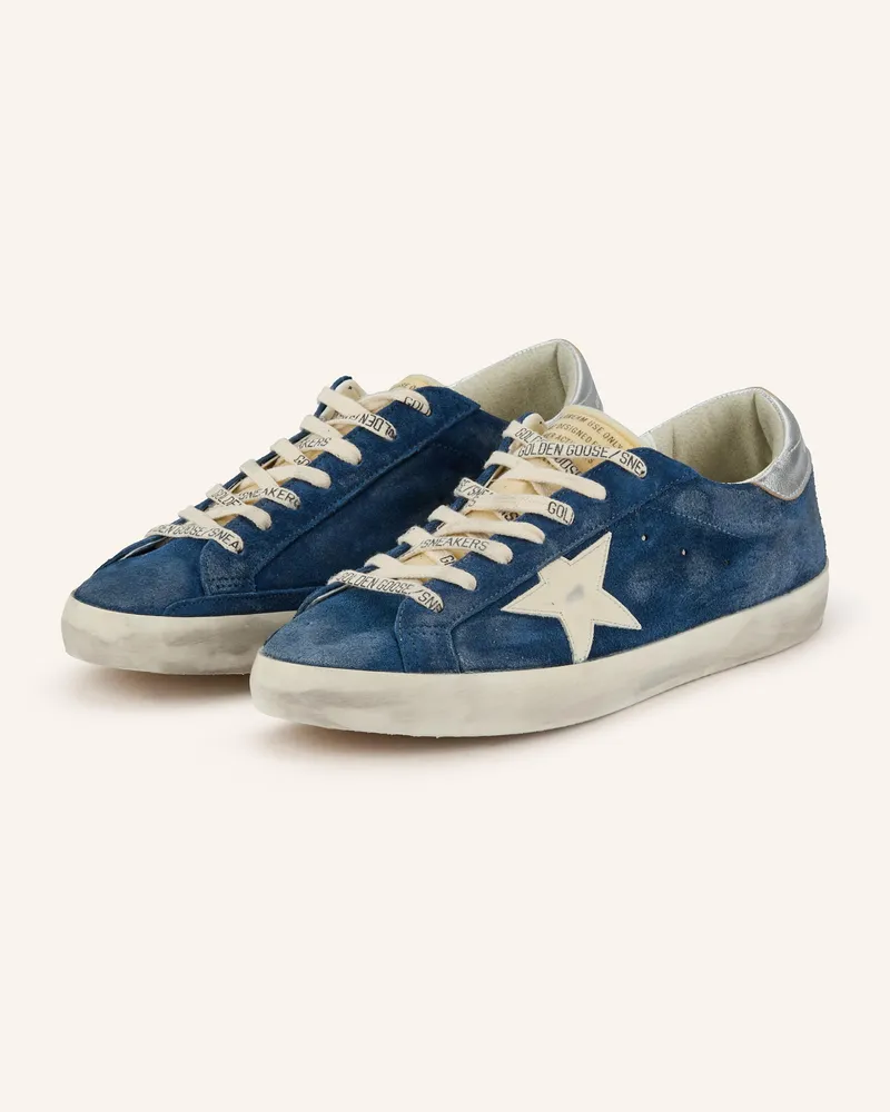 Golden Goose Sneaker SUPER-STAR Blau