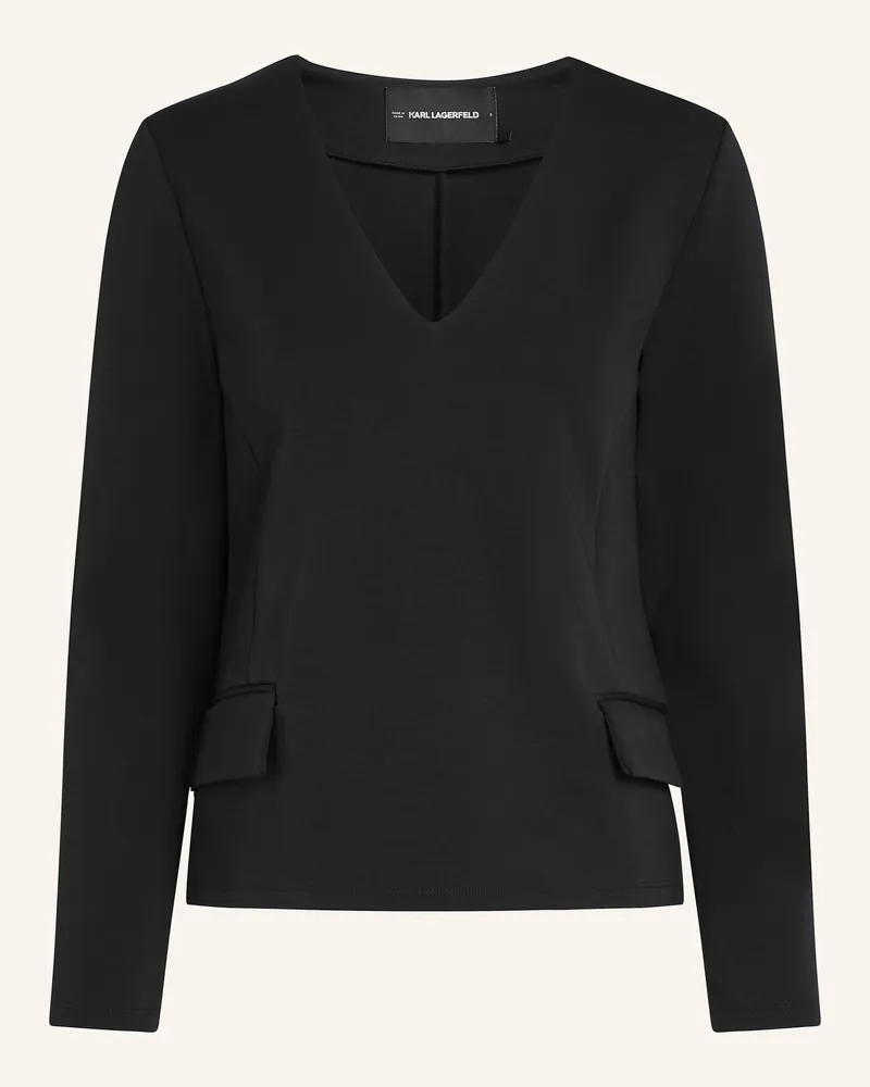 Karl Lagerfeld Sweatshirt schwarz Schwarz