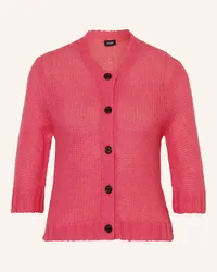 JOOP! Strickjacke mit 3/4-Arm und Alpaka Pink