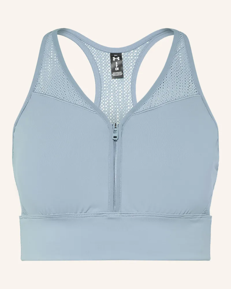 Under Armour Cropped-Top Vanish Elite Mit Cut-Out blau Blaugrau