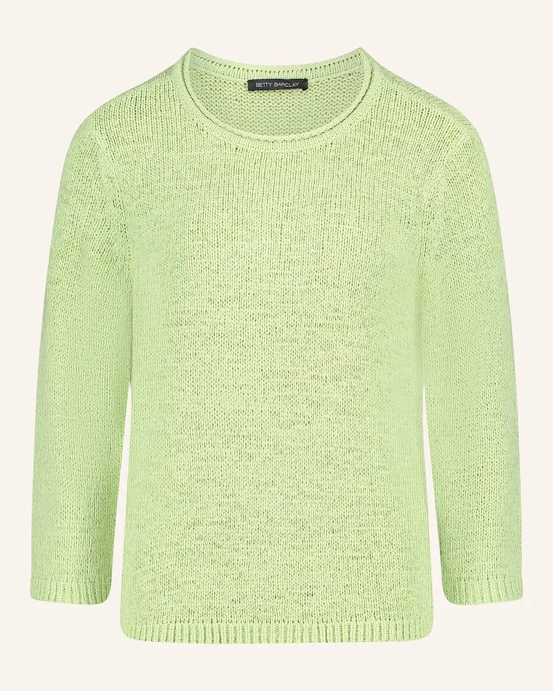 Betty Barclay Pullover mit 3/4-Arm Hellgrün