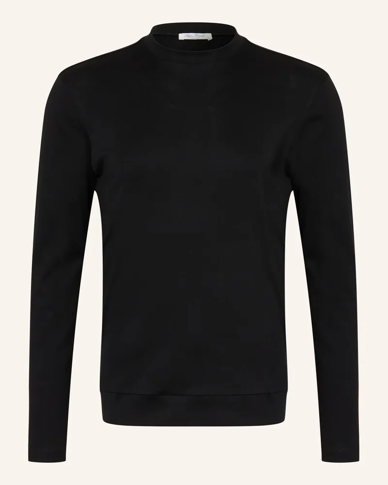 Stefan Brandt Longsleeve schwarz Schwarz