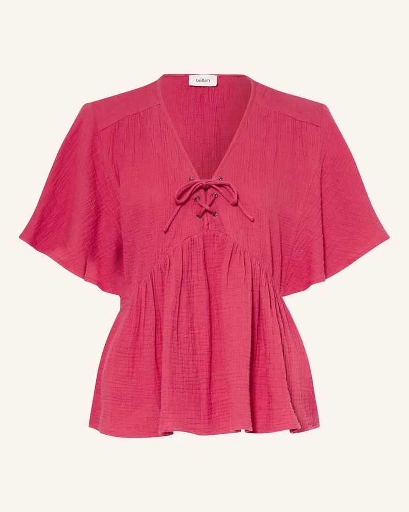 ba&sh Blusenshirt GUNTER aus Musselin Pink