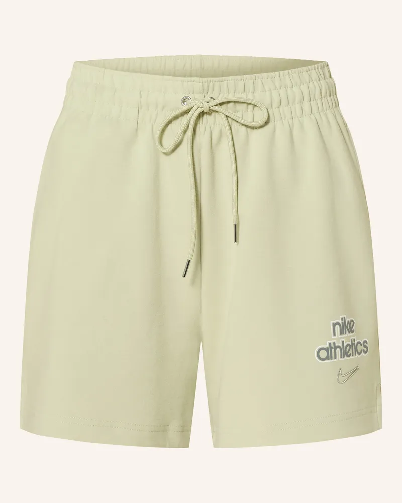 Nike Sweatshorts gruen Hellgrün