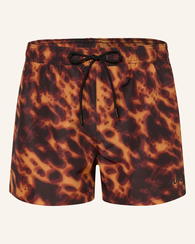 HUGO BOSS Badeshorts Kaleo schwarz Schwarz