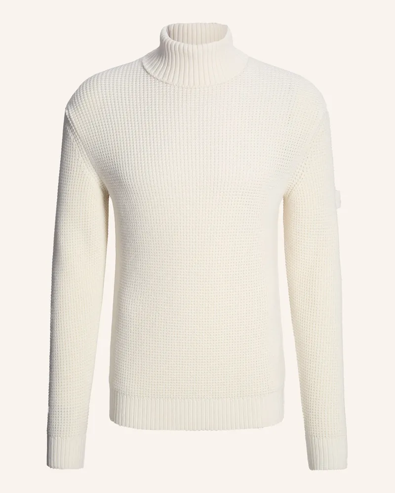JOOP! Rollkragen-Pullover beige Weiss