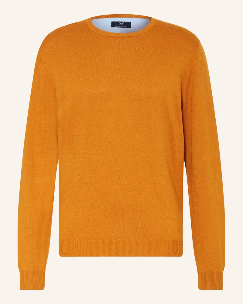 Strokesman's Pullover orange Dunkelorange