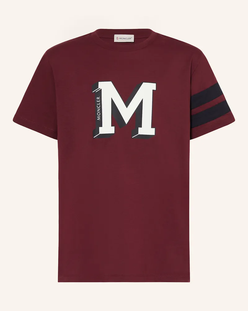 Moncler T-Shirt rot Dunkelrot