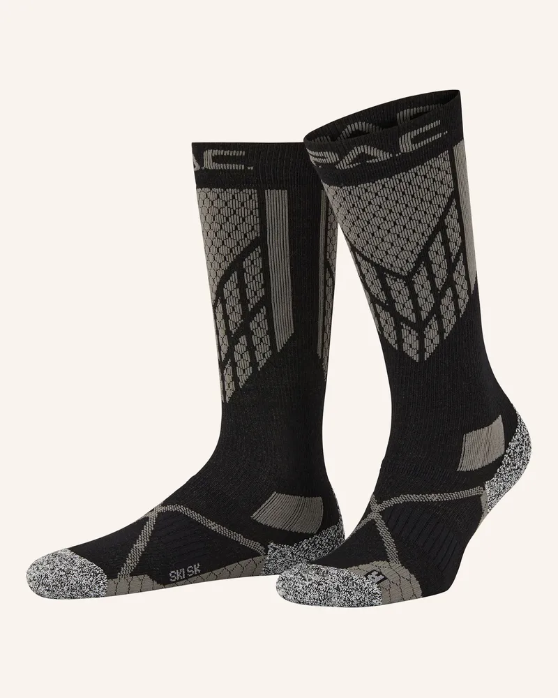 P.A.C. Skisocken SK 6.2 MERINO TECHNICAL PRO mit Merinowolle Schwarz
