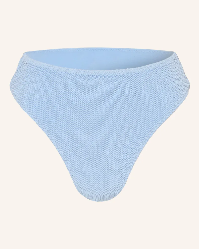 Seafolly Australia High-Waist-Bikini-Hose Sea Dive blau Hellblau